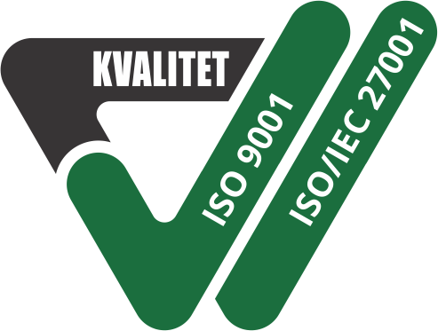 Znak usaglašenosti sa standardima ISO 9001 i ISO/IEC 27001